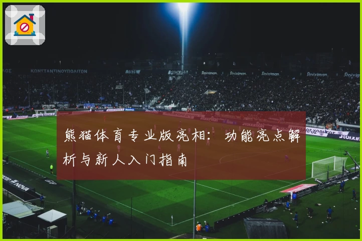 熊猫体育专业版亮相：功能亮点解析与新人入门指南