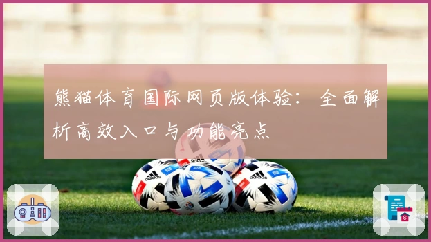 熊猫体育国际网页版体验：全面解析高效入口与功能亮点